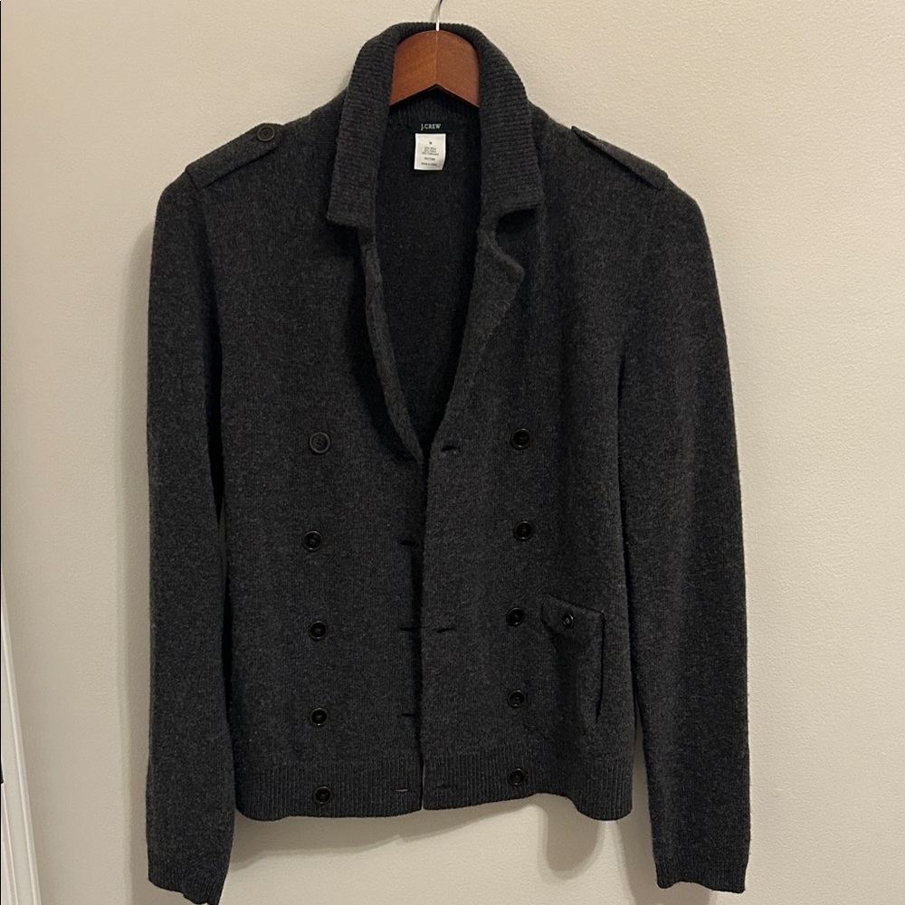 J. Crew Military Style Cardigan Blazer